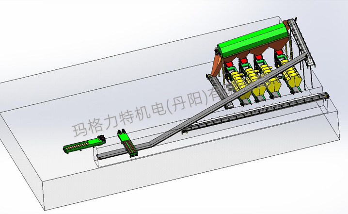 Wood chip removal and stone screening system